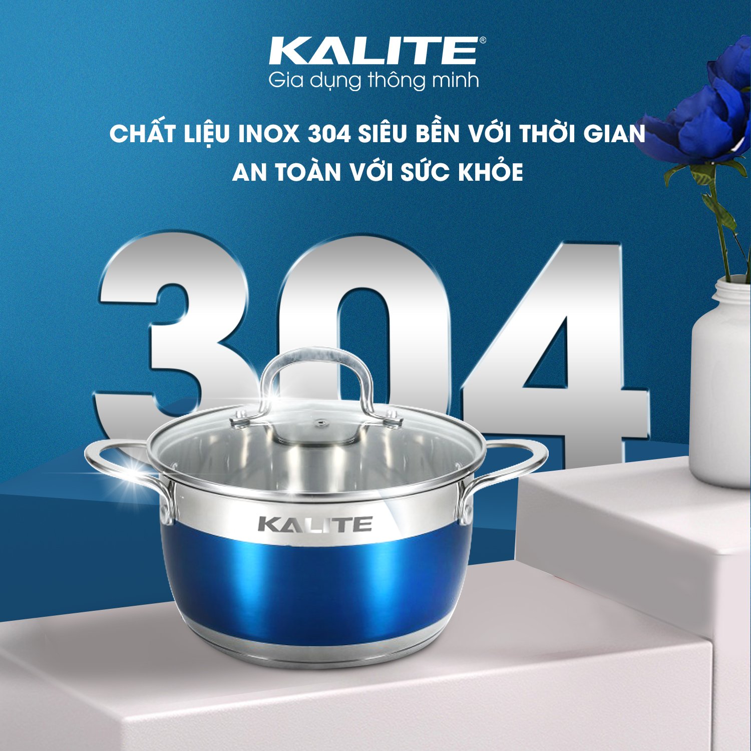 Bộ nồi chảo inox Kalite KL-336